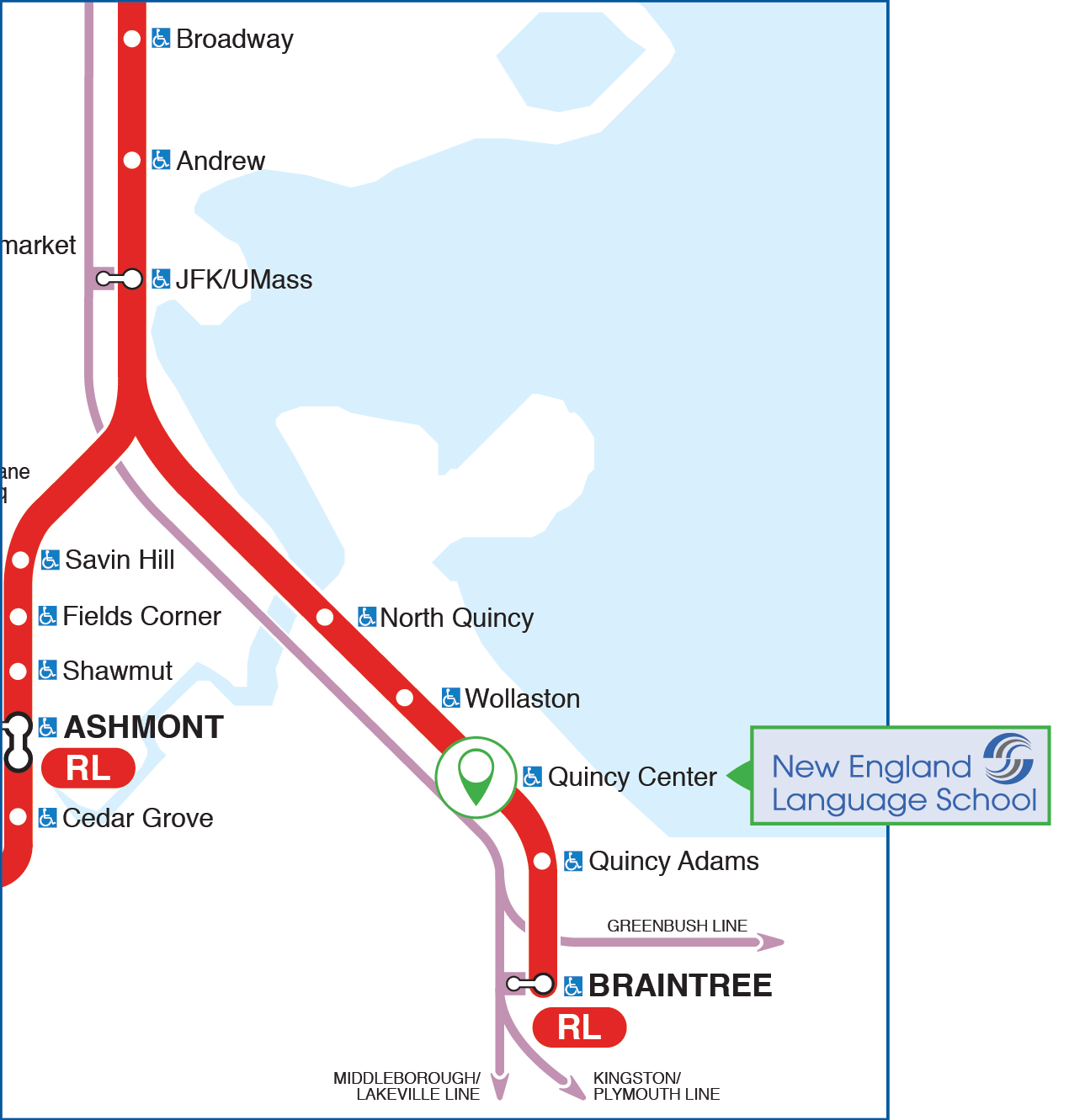 MBTA map